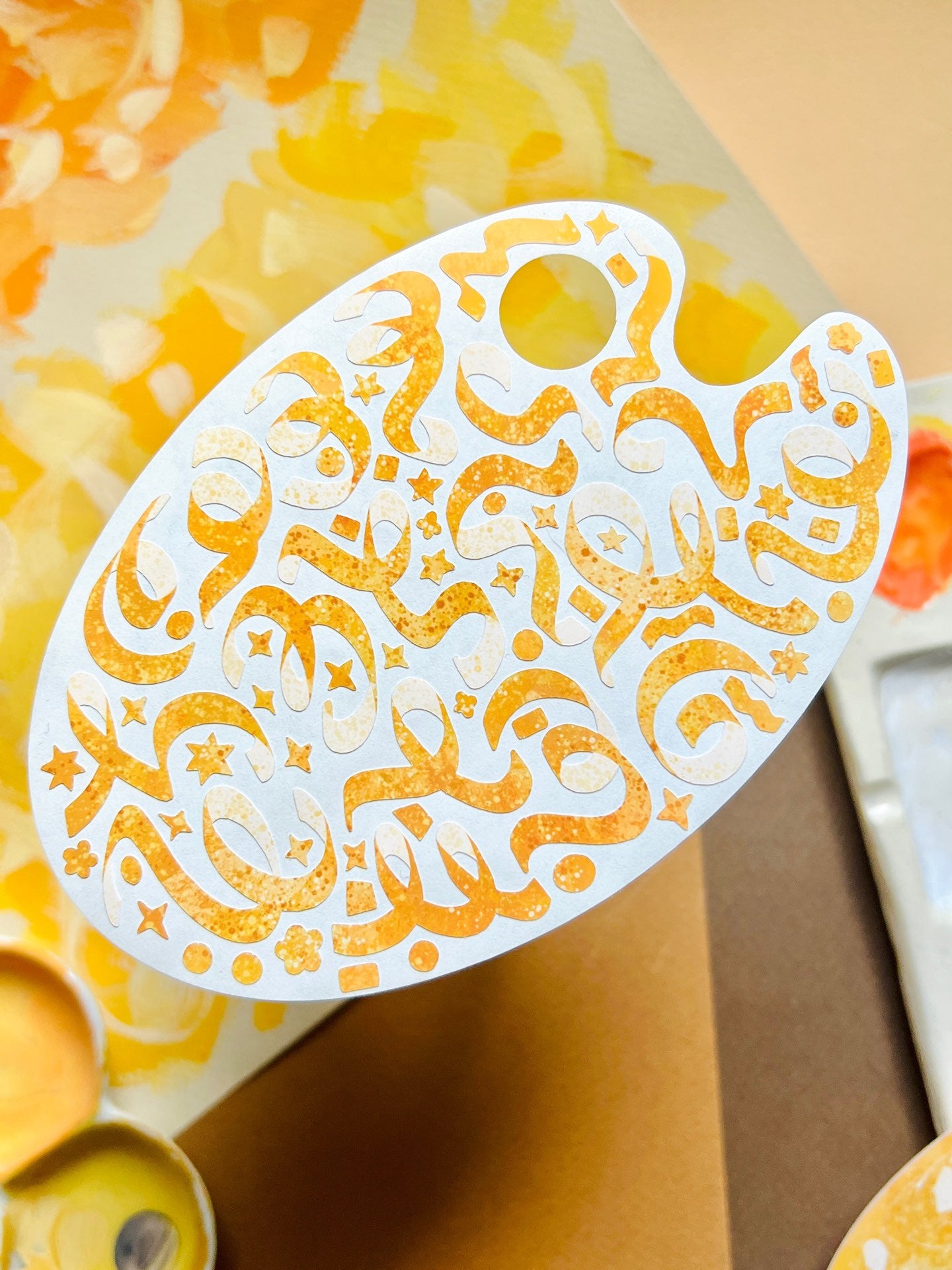 Honey Butter | Paint Palette Sticker Sheet