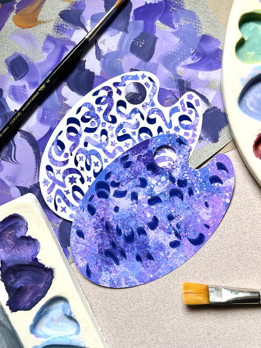 Violet Hour | Paint Palette Sticker Sheet