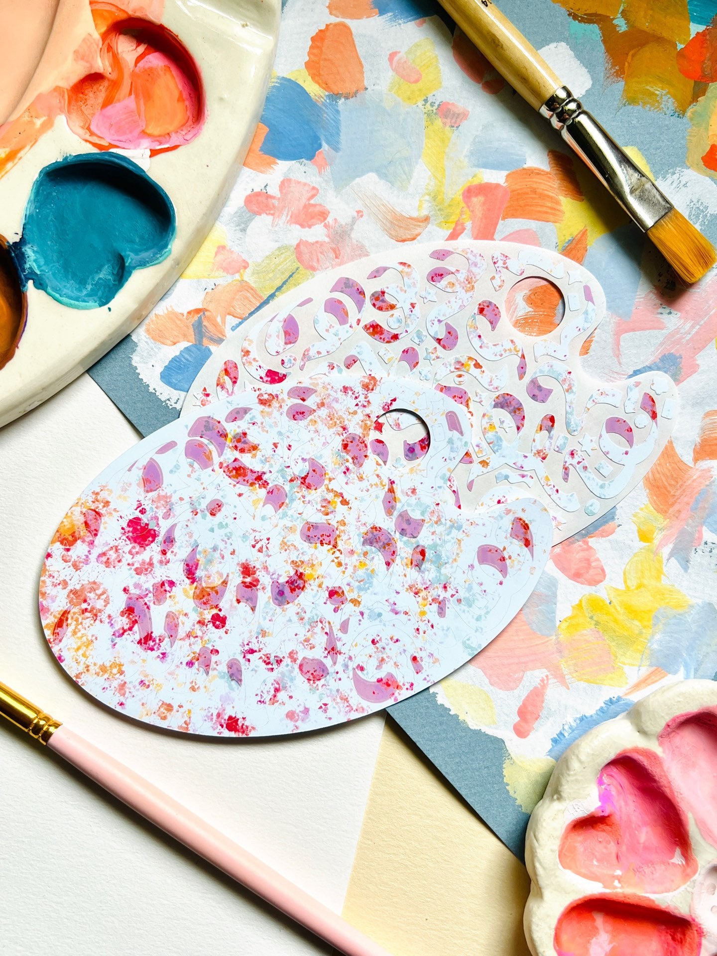 Jawbreaker | Paint Palette Sticker Sheet