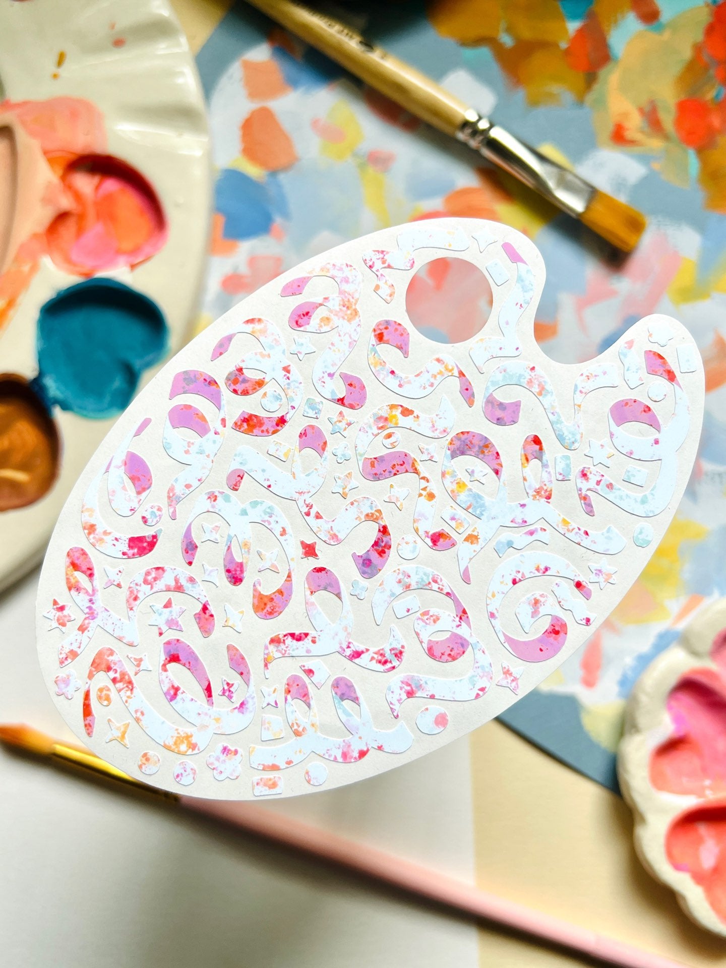 Jawbreaker | Paint Palette Sticker Sheet