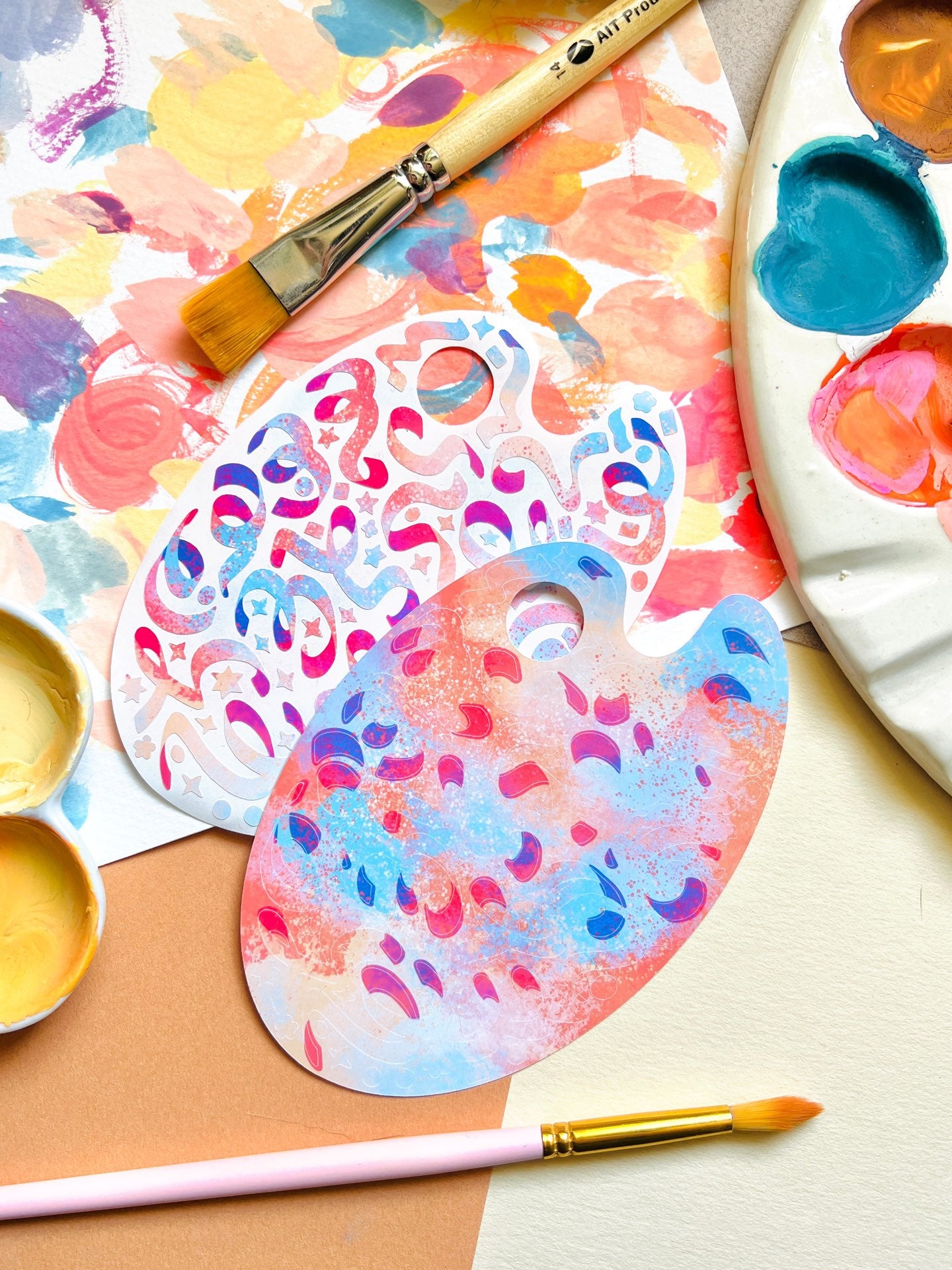 Funfetti | Paint Palette Sticker Sheet