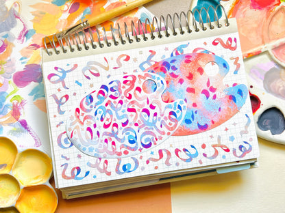 Funfetti | Paint Palette Sticker Sheet