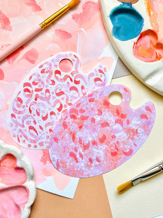 Bubblegum | Paint Palette Sticker Sheet