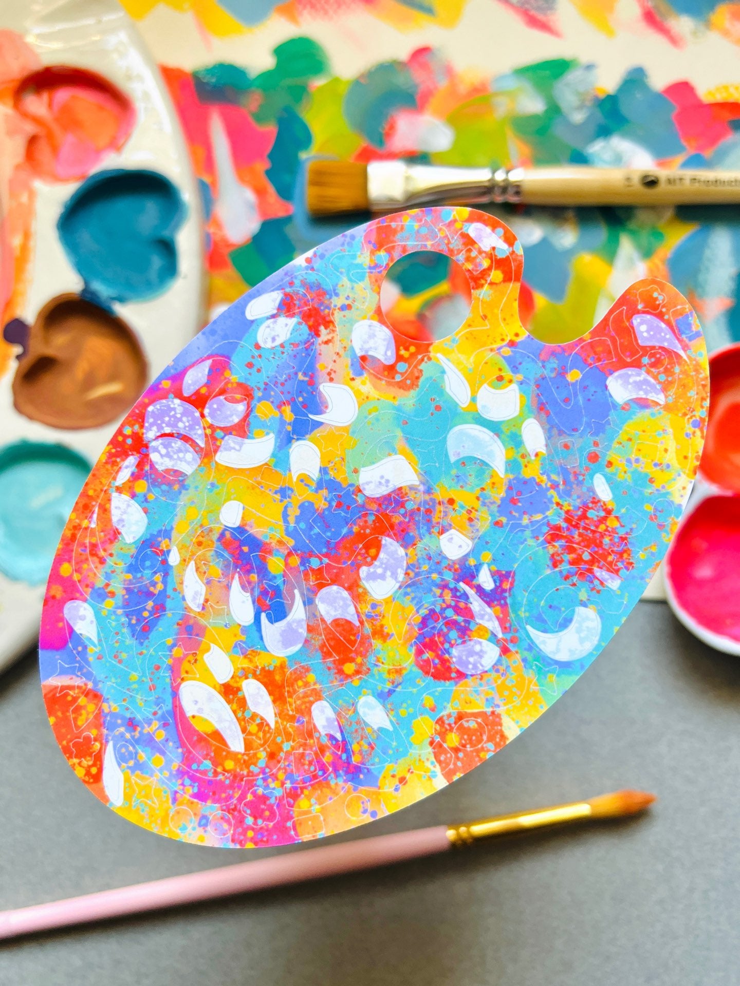 Birthday Ball | Paint Palette Sticker Sheet