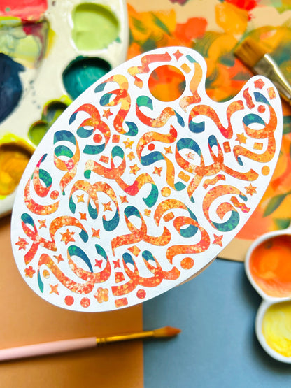 Chili Pepper | Paint Palette Sticker Sheet